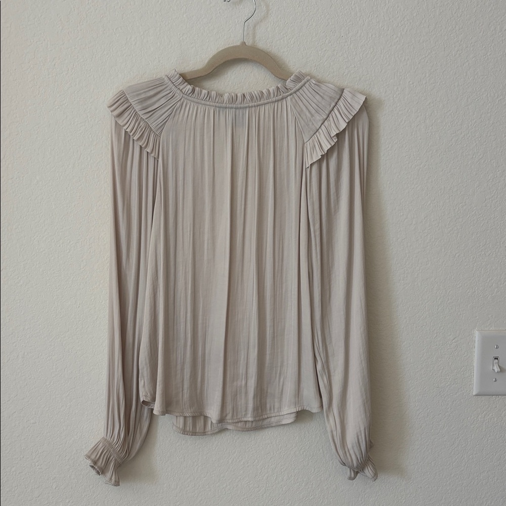 GAP Cream Silky Blouse - Picture 3 of 3